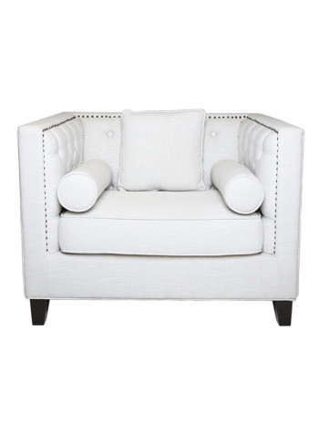 Fine Single Seater Sofa Off White Off White 107x80x88centimeter
