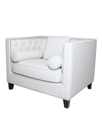 Fine Single Seater Sofa Off White Off White 107x80x88centimeter