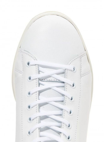 Men's Lace Up Sneakers White