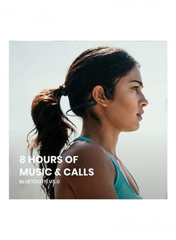 Open-Ear Wireless Bone Conduction Headphones Black