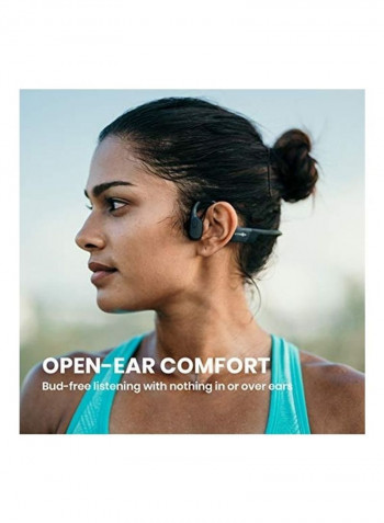 Open-Ear Wireless Bone Conduction Headphones Black
