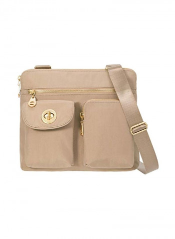 Melbourne Crossbody Bag Beige