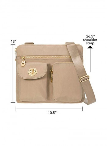 Melbourne Crossbody Bag Beige