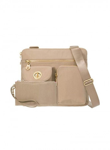 Melbourne Crossbody Bag Beige