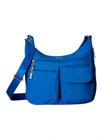 Nylon Crossbody Bag Directoire Blue