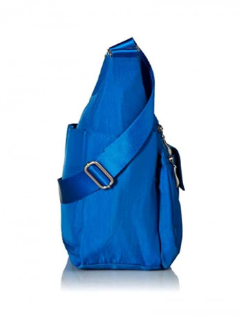 Nylon Crossbody Bag Directoire Blue