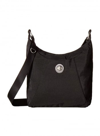 Polyester Crossbody Bag Black