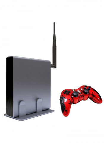 Retro Game Console With Cable And Gamepad