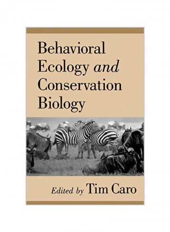 Behavioral Ecology And Conservation Biology Paperback