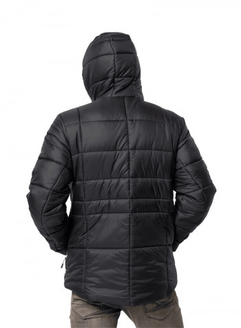 Hooded Argon Thermic Jacket Black