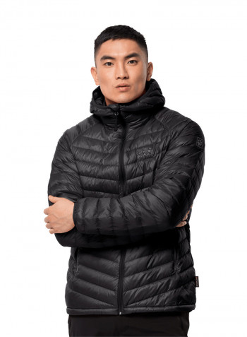 Hooded Atmosphere Jacket أسود