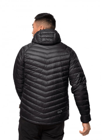Hooded Atmosphere Jacket أسود