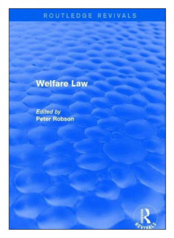Welfare Law Hardcover 1st Edition