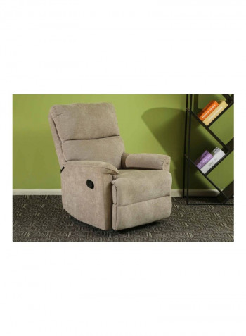 Carrington Single Seater Recliner Sofa Beige 80x104x96centimeter