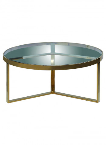 Carica Coffee Table Gold/Clear