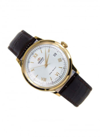 Men's Leather Analog Watch Ow-Sac00007