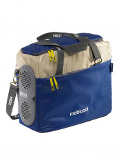 Thermoelectric Cooler Bag Blue/Beige/Grey 32L