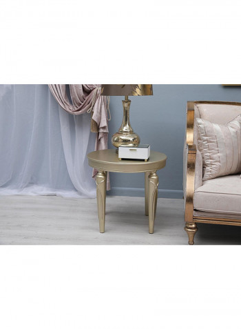 Brightspot End Table Gold 63x57x63cm
