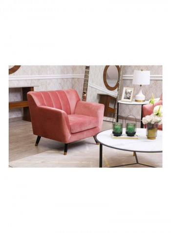 Delta Single Seater Sofa Pink 92x81x80cm