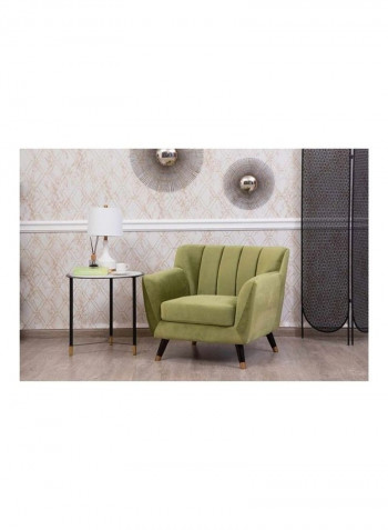 Delta Single Seater Sofa Green 91x82x82cm