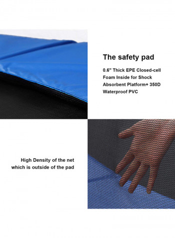 Outdoor Trampoline With Safety Enclosure 8feet