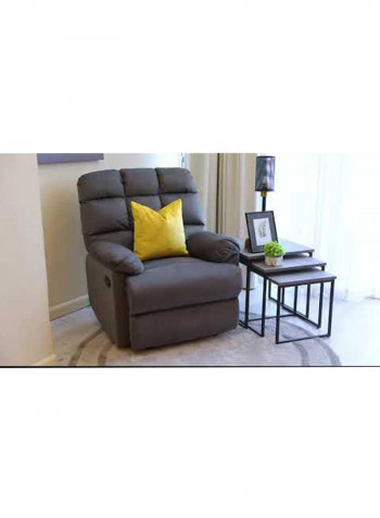 Imperial Single Seater Recliner Grey 95x103x85cm