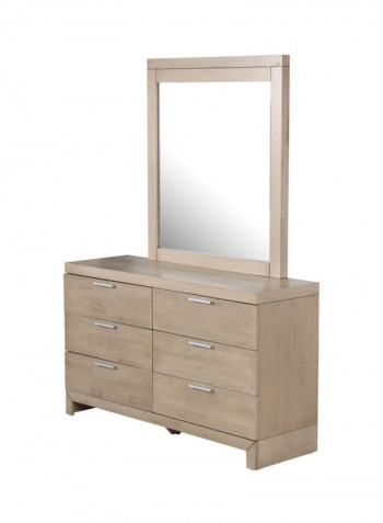 Legend Dresser With Mirror Brown/Clear 140x84x45cm