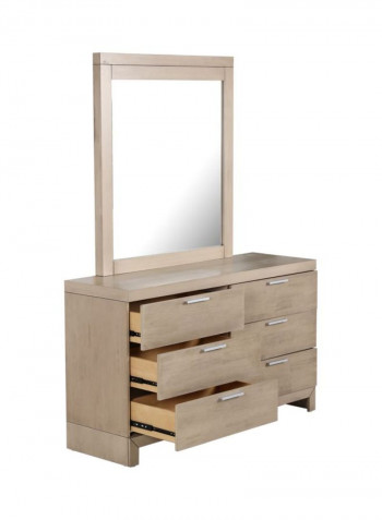 Legend Dresser With Mirror Brown/Clear 140x84x45cm