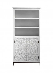 Chennai Tall Cabinet White/Black 85x34x190cm reviews Chennai Tall Cabinet White/Black 85x34x190cm