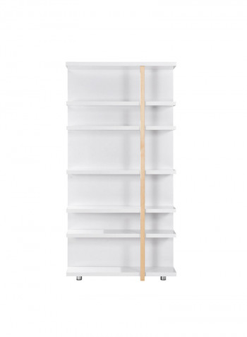 Sweden Bookcase White 39x198.5x100cm