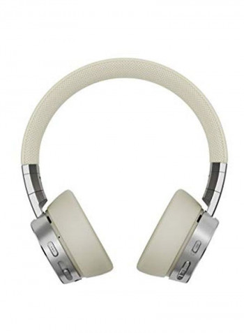 Yoga Active Over Ear Bluetooth Headphones White/Silver