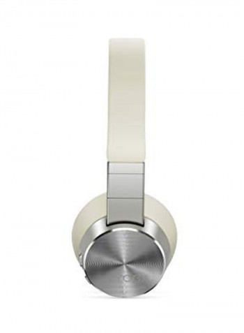 Yoga Active Over Ear Bluetooth Headphones White/Silver