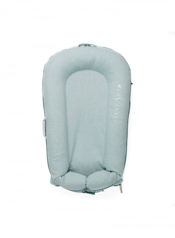 Deluxe+ Pod, 0-8 M - Marine Chambray