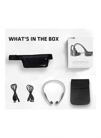 Open-Ear Wireless Bone Conduction Headphones Grey
