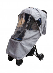 Universal Travel Stroller Waterproof Umbrella Case Rain Cover - Grey