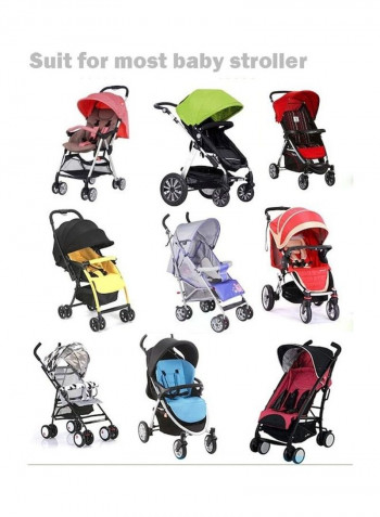 Universal Travel Stroller Waterproof Umbrella Case Rain Cover - Grey