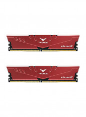 T-Force Vulcan Z DDR4 (2x16GB) Cl18 Desktop Memory Module 32GB Red