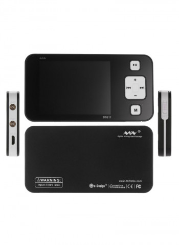 Portable Mini Handheld Digital Storage Oscilloscope Meter Black