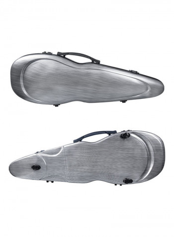 Bullet Shape Carbon Fiber Violin Case With Hygrometer Straps