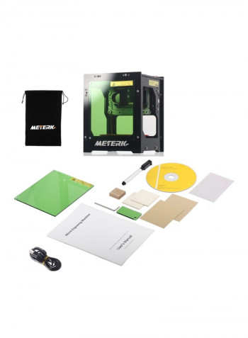 DK-BL Wireless Bluetooth Laser Printer Engraver Black/Green/Silver
