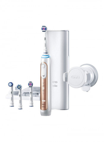 Genius 9000 Electric Tooth Brush Powered by Braun D701.545.6XC Rose Gold/White