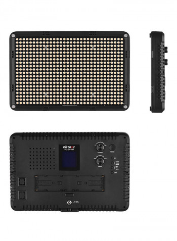 Professional Ultra Thin Dimmable LED Video Light VL-D640T Black