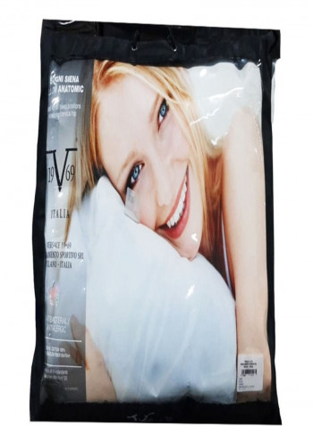 19.69 Siena Pillow  Cotton White 50x70cm