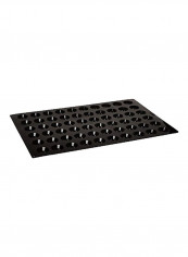 60-Cavities Round Tartlet Mold Black 58.42×38.1centimeter