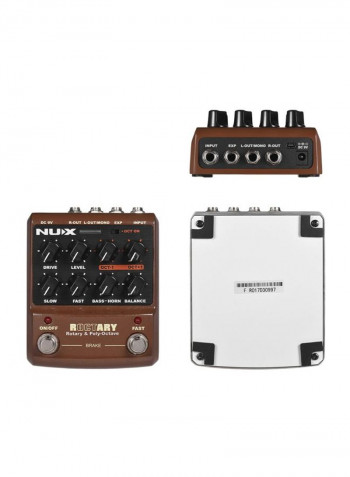 2-In-1 Rotary Speaker Simulator And Polyphonic Octave Guitar Effect Pedal
