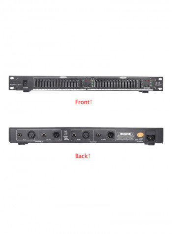 EQ-215 Dual Channel 15-Band Equalizer With 1U Rack Mount
