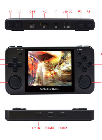 RG350M Built-in 2500 3.5 Inch IPS Screen Handheld Game Console