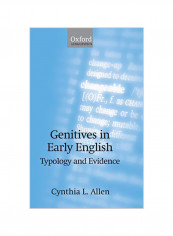 Genitives In Early English: Typology And Evidence Hardcover