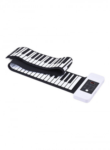 Portable Silicon 88 Keys Hand Roll Up Piano with Electronic USB Keyboard