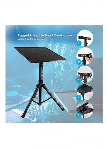 Adjustable Equipment Studio Stand Black